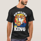 Bowling King Evolution of Man Bowling Tシャツ (正面)