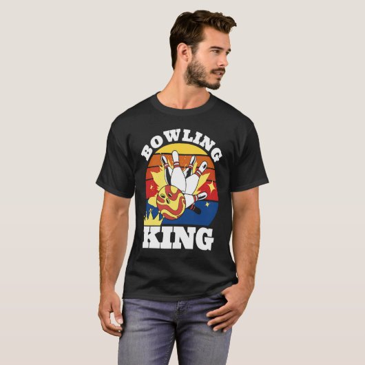 Bowling King Evolution of Man Bowling Tシャツ (正面フル)