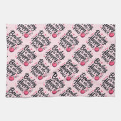 Bowling Lover Cute Retro Aesthetic Sports Design キッチンタオル (横)