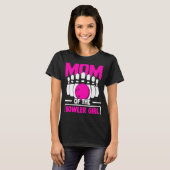 Bowling Mom Pin Bowler Strike Bowling Team Bowling Tシャツ (正面フル)