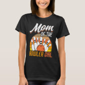 Bowling Mom Pin Bowler Strike Team Bowling Alley P Tシャツ (正面)