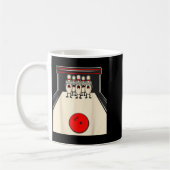 Bowling N Ed Ns Funny Bowler Player Kids Boys Men  コーヒーマグカップ (左)