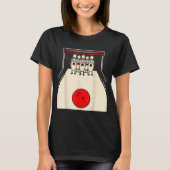 Bowling N Ed Ns Funny Bowler Player Kids Boys Men  Tシャツ (正面)