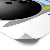 Bowling Penguin ポスター (角)