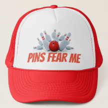 Bowling Pins Fear Me Fun Bowler