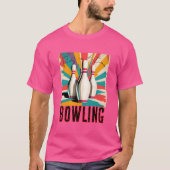 Bowling Pins in Action Tシャツ (正面)