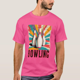 Bowling Pins in Action Tシャツ