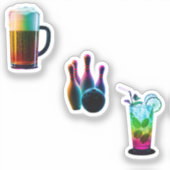 bowling stickers  シール (正面)