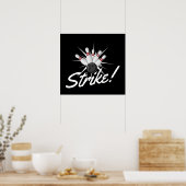 bowling strike! ポスター (キッチン)