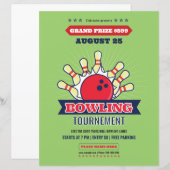 Bowling Tournament Flyer Template (正面/裏面)