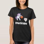 Bowling Unicorn Bowling Team Bowler Bowling Pin St Tシャツ (正面)