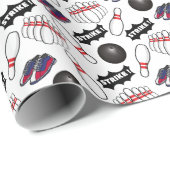 Bowling Wrapping Paper ラッピングペーパー (ロールコーナー)