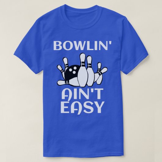 Bowlinx27 Ainx27t簡単おもしろいボーリングギフト私は愛B Tシャツ (デザイン正面)