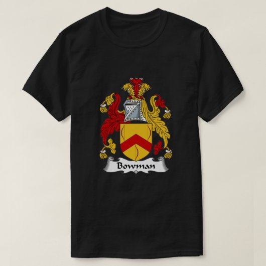 Bowman Coat of Arms  Bowman Family Crest Essential Tシャツ (デザイン正面)
