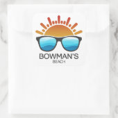 Bowman's Beach Florida Sunglasses スクエアシール (バッグ)