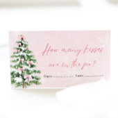 Bowsクリスマスどのように多くのキス赤ちゃんシャワーゲーム エンクロージャーカード