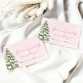 Bowsクリスマスどのように多くのスノーボール赤ちゃんシャワーゲーム エンクロージャーカード