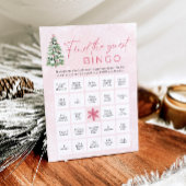BowsクリスマスFind the Guest Bingo Baby Shour 招待状