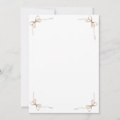 Bowsベビーニュートラル写真誕生発表カード 案内状 (裏面)