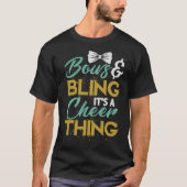Bows And Bling It s A Cheer Thing Cheerleading App Tシャツ (正面)