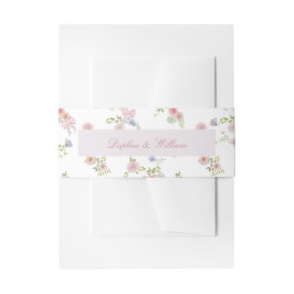 Bows and Wildflowers 招待状ベリーバンド