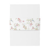 Bows and Wildflowers 招待状ベリーバンド (裏面例)