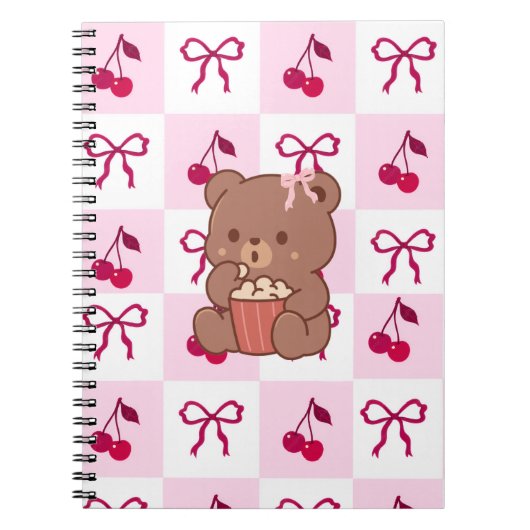 Bows & Bears Notebook ノートブック (正面)