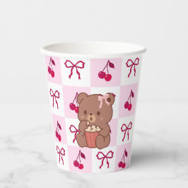 Bows & Bears Paper cups 紙コップ
