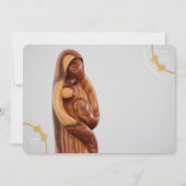 Bows Birth Announcement with Pertinent Details 招待状 (正面)