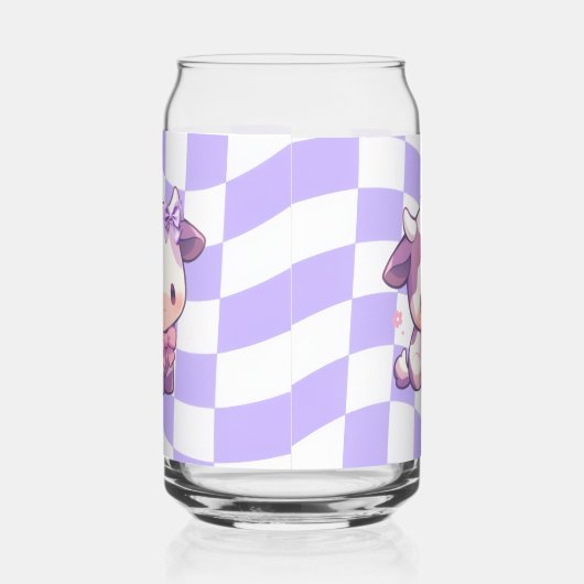 Bows & Bull's Cup ガラス缶 (右)