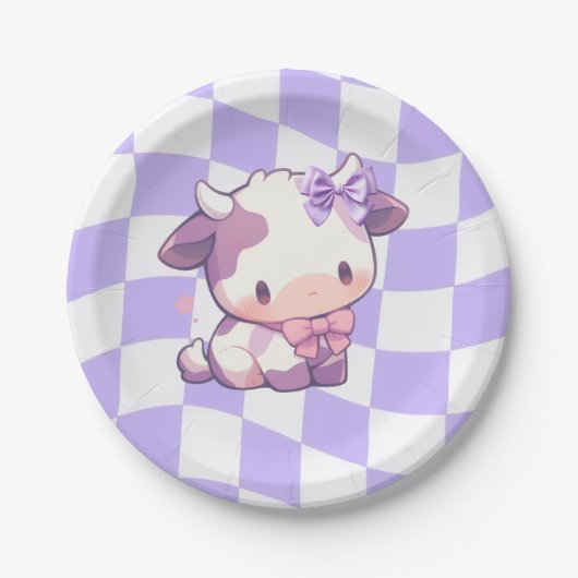 Bows & Bull's Paper Plate ペーパープレート (正面)