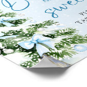 Bows Christmas Tree Babies Are Sweet Take a Treat ポスター (角)