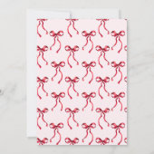 Bows Favorite Things Christmas Gift Exchange Party 招待状 (裏面)