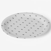 Bowtieのパーティーの紙皿 ペーパープレート (アングル)