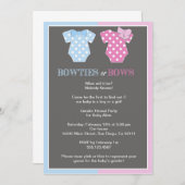 Bowtiesか弓性はInvitaitionを明らかにします 招待状 (正面/裏面)