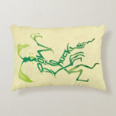 BOWTRUCKLE™ PICKETT™タイポグラフィグラフィック アクセントクッション (正面)