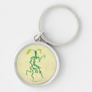 BOWTRUCKLE™ PICKETT™タイポグラフィグラフィック キーホルダー