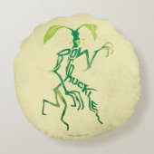 BOWTRUCKLE™ PICKETT™タイポグラフィグラフィック ラウンドクッション (裏面)