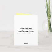 Bowyerの娘Notecards カード (裏面)