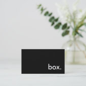 box. 名刺 (スタンド正面)