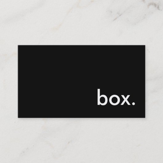 box. 名刺 (正面)