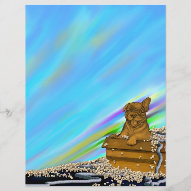 Box Letterheadの子犬 レターヘッド (正面)