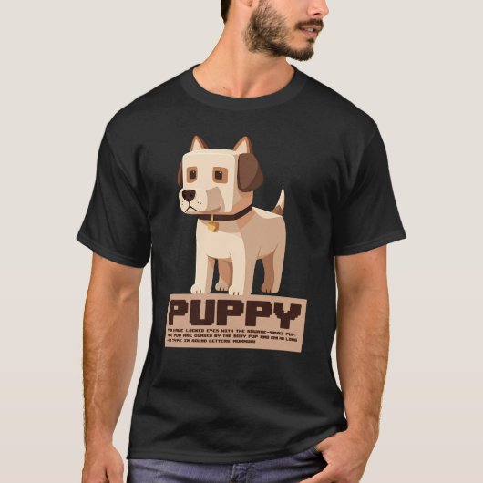 Box Pupのろい：韓国方犬チャレンジ Tシャツ (正面)
