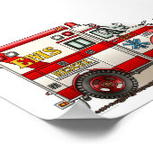 Box Truck Ambulance ポスター (角)