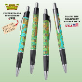 Box Turtle Unique Tortoise Cartoon Graphic Gift 🐢 ボールペン