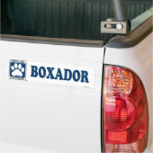 Boxadorの青 バンパーステッカー (トラック上)