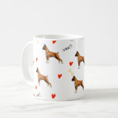 Boxer コーヒーマグカップ (正面左)