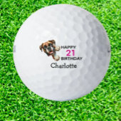 Boxer Birthday Loving Golfers ゴルフボール