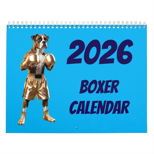 Boxer Calendar カレンダー (カバー)