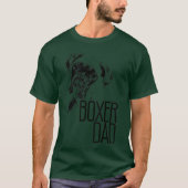 BOXER DAD DOG FACESHIRT DOG LOVERS BOXER DAD GIFT  Tシャツ (正面)